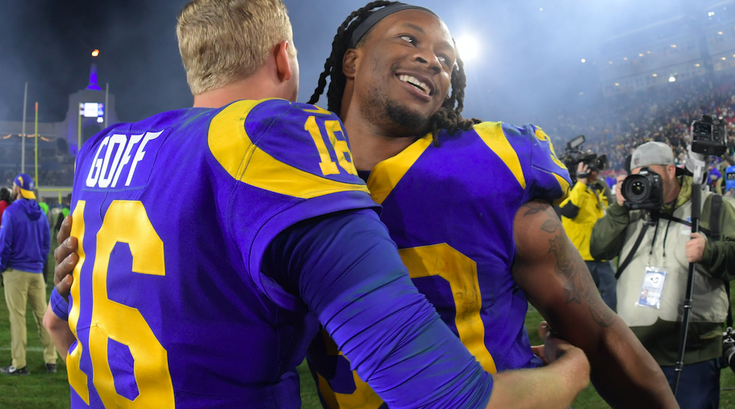 Todd Gurley Jared Goff Rams