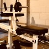 Home Gym Equipment in a basement