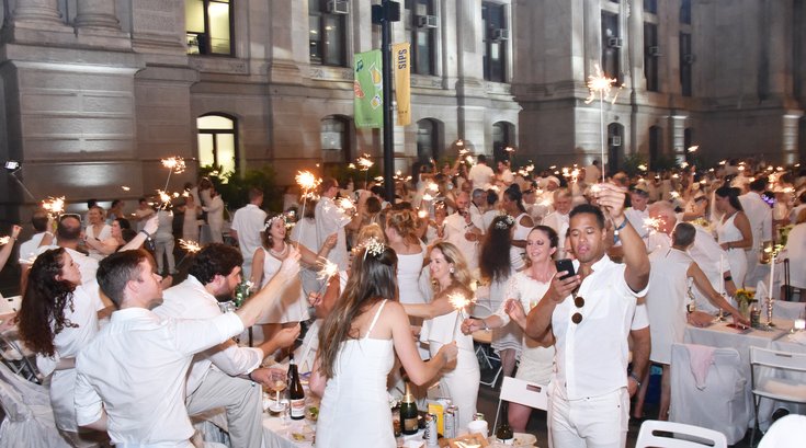 Dillon -  Dner en Blanc at City Hall