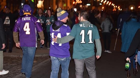 Eagles celebration 