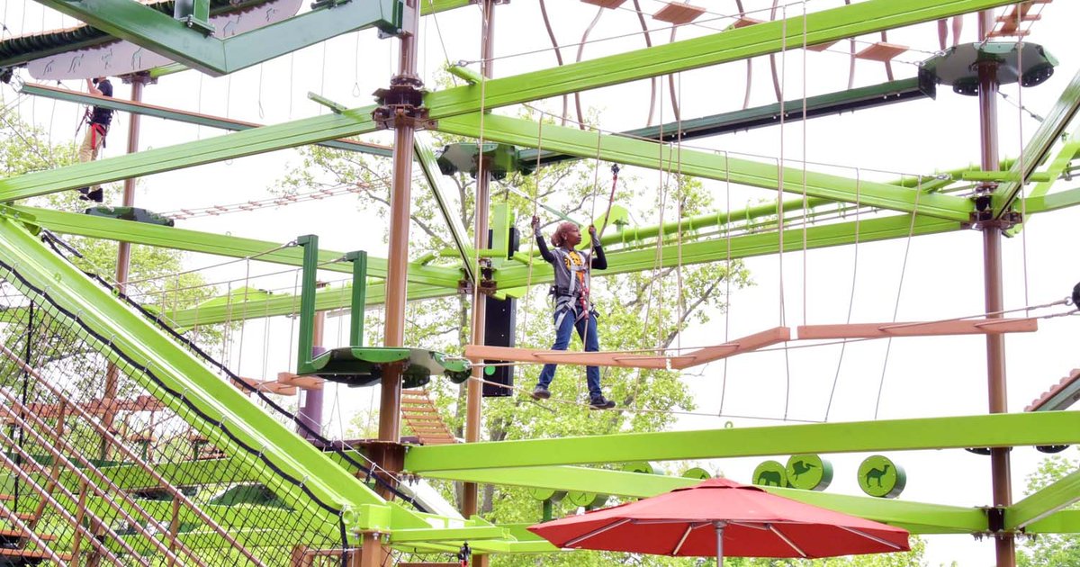 PHOTOS Philadelphia Zoo's WildWorks ropes course PhillyVoice