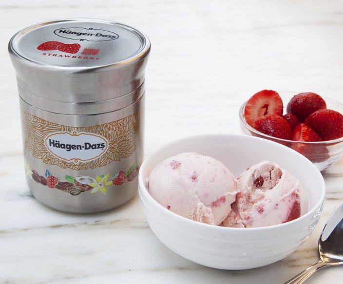 Reusable containers ice cream