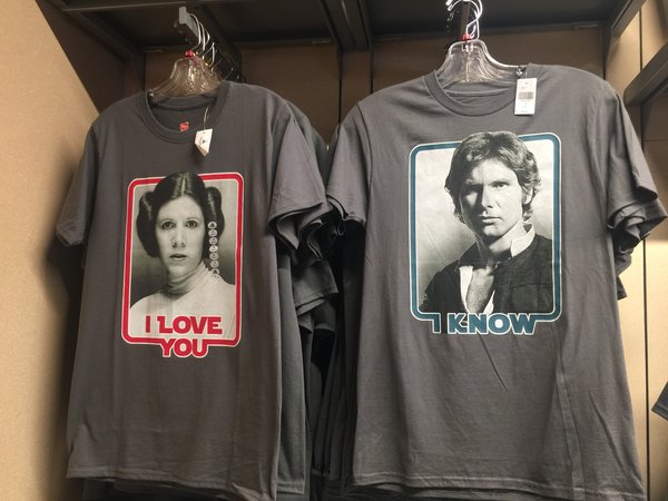 Star Wars I Know Disney Couples Matching Shirts I Love You Adult Shirts Princess Leia