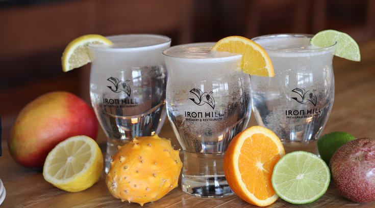 hard seltzer at Iron Hill Brewery