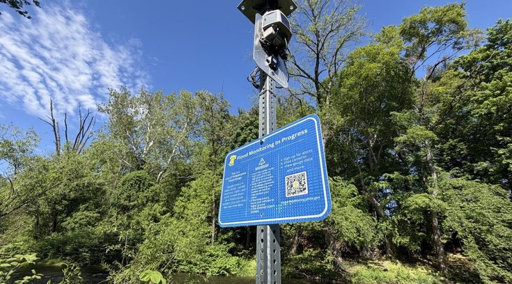 Northeast Philly flood gauge