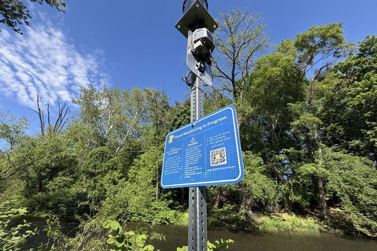 Northeast Philly flood gauge