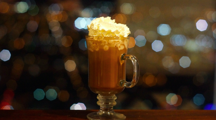 Hot Chocolate at SkyGarten 