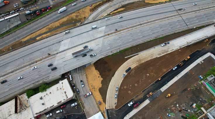 I-95 overpass collapse repair