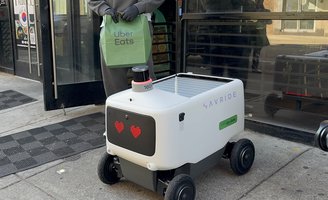 Uber Eats robot