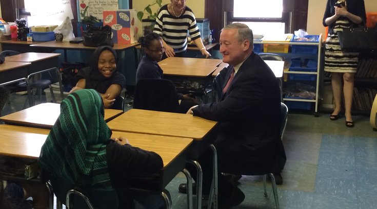 Mayor Kenney at Stanton May 2016