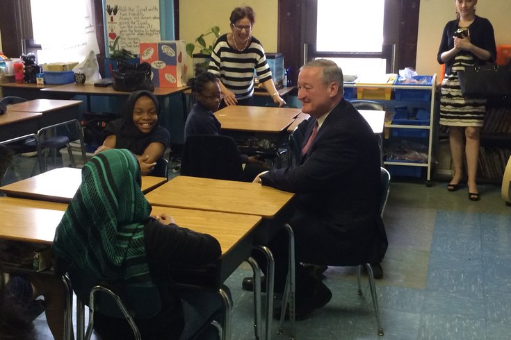 Mayor Kenney at Stanton May 2016