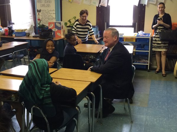 Mayor Kenney at Stanton May 2016