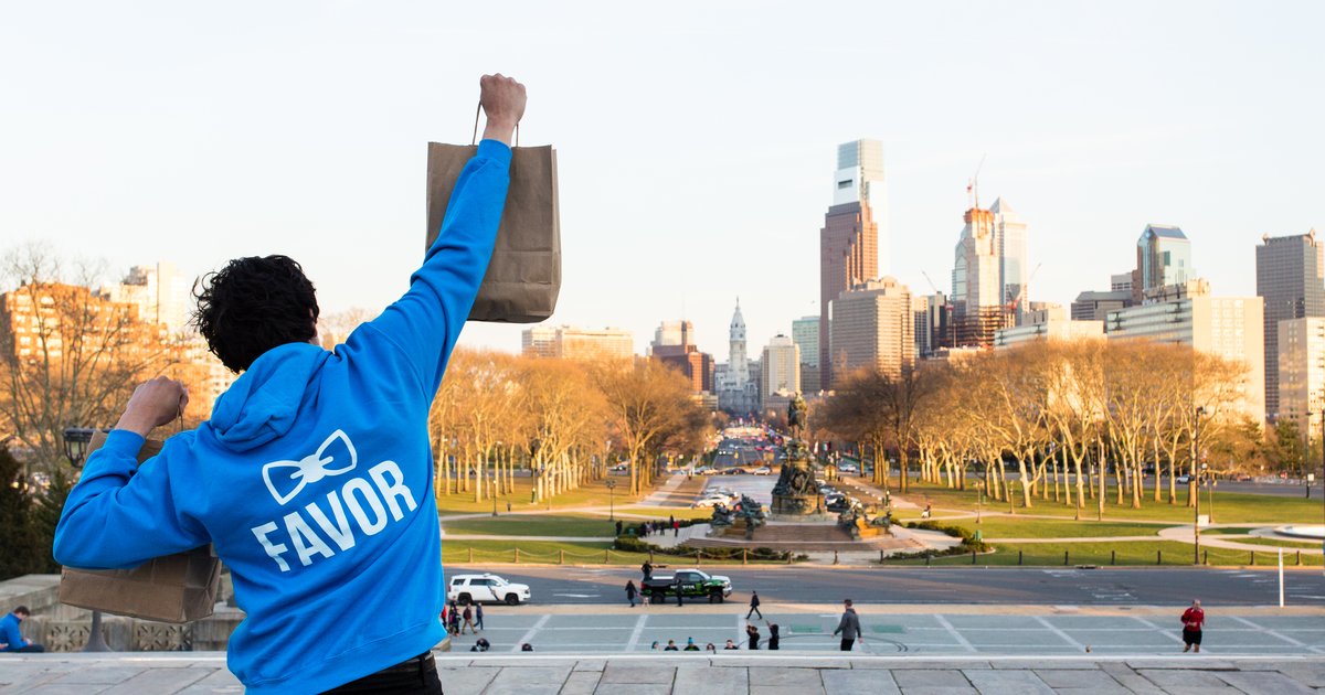Favor delivery app launches in Philly, offers free firsttime delivery
