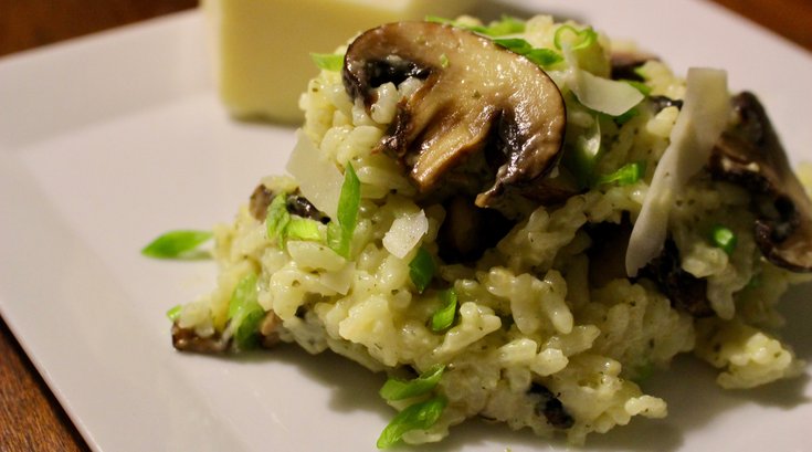 Mushroom Risotto Independence LIVE