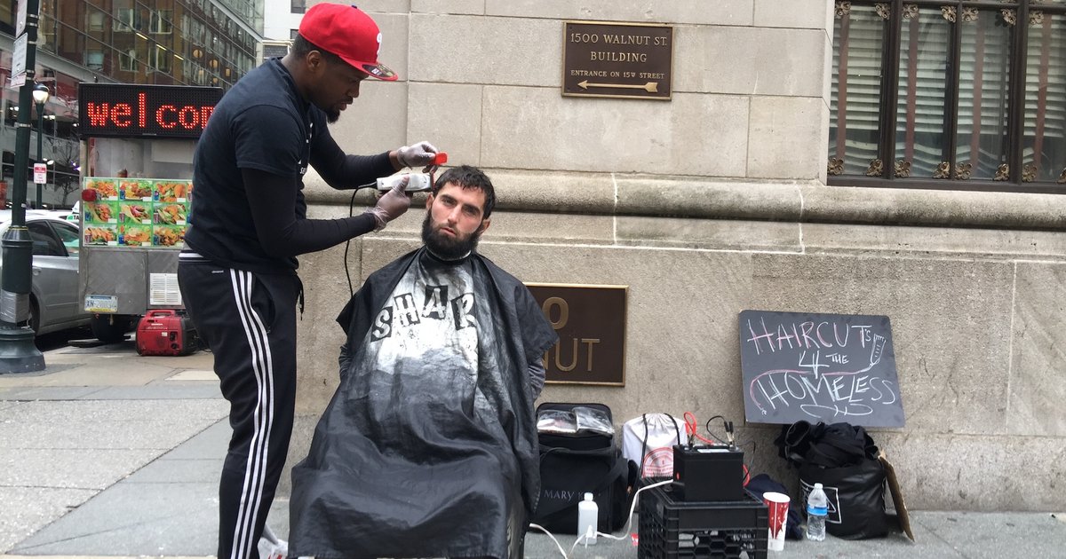 Haircuts 4 Homeless Barber Gets A Shop Of His Own Phillyvoice