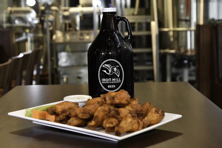 Iron Hill Brewery wings