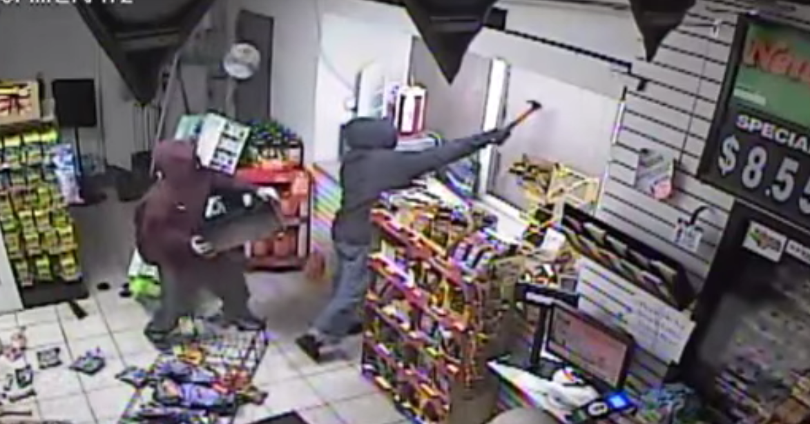 WATCH Burglars break in, trash Juniata Park gas station PhillyVoice