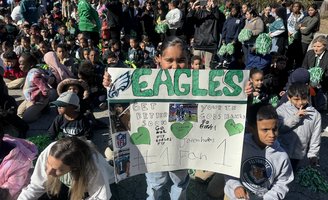 Jalen Hurts rally