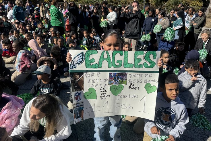 Jalen Hurts rally