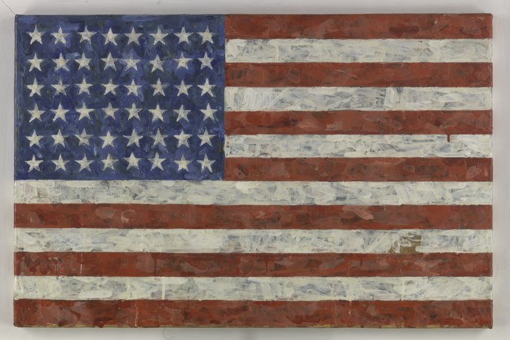 Jasper John's Flag painting.jpg