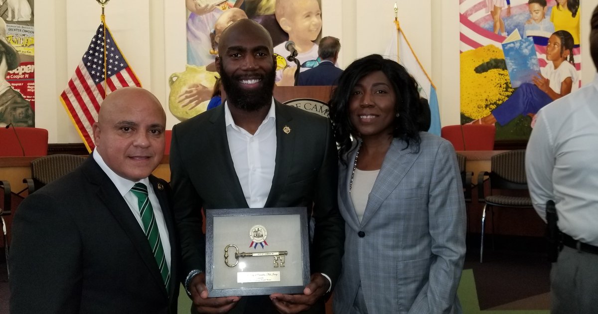 Malcom Jenkins of Philadelphia Eagles brings foundation to Camden NJ