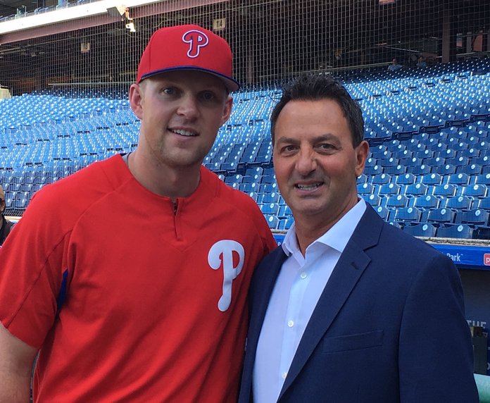 Watch: Phillies' Kingery throws pitches too slow for radar gun to pick up