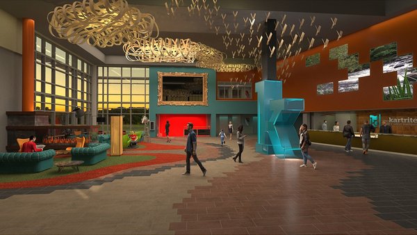 Rendering of Kartrite Hotel lobby