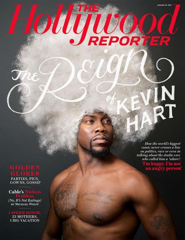 Kevin Hart on Hollywood Reporter Cover