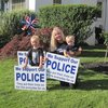Kristin Meehan cops signs