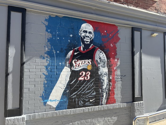 Lebron mural fairmount