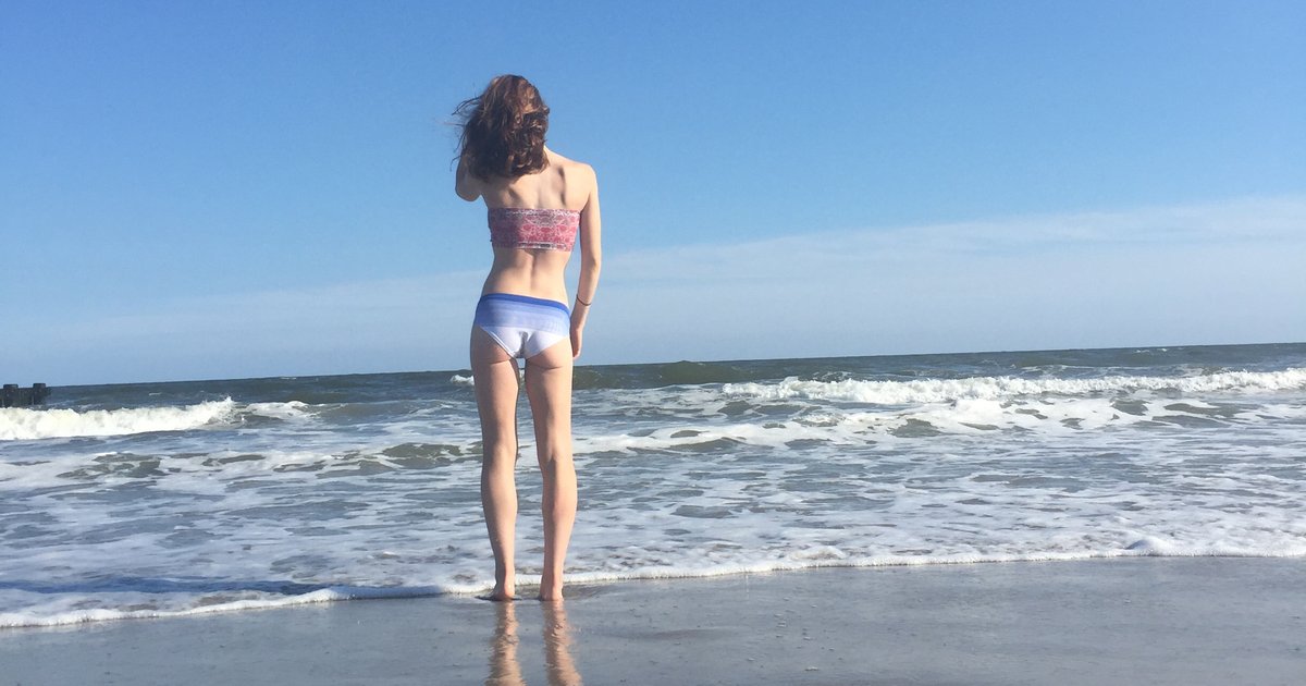 What happened when I wore my underwear to the beach