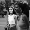 Limited - Young adults crossing the road