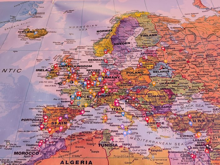 Lion Sports Bar Map Shows It s Had Customers From 165 Countries And 48 