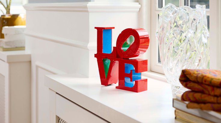 LOVE statue LEGO