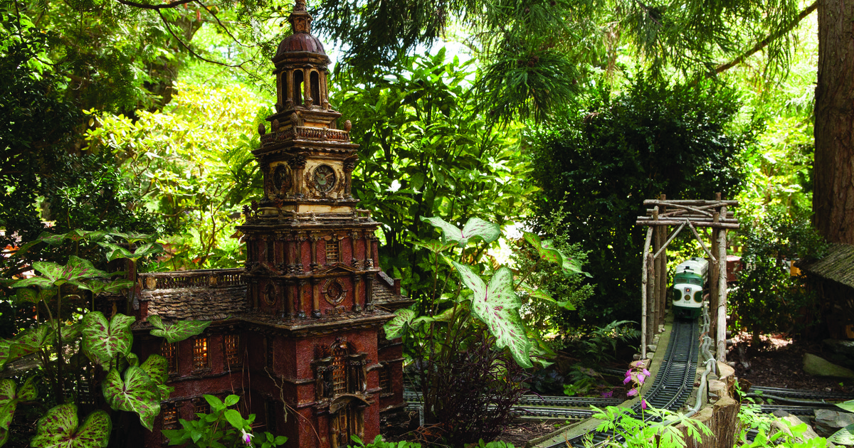 Morris Arboretum’s Garden Railway brings Revolutionary-era Philly to life