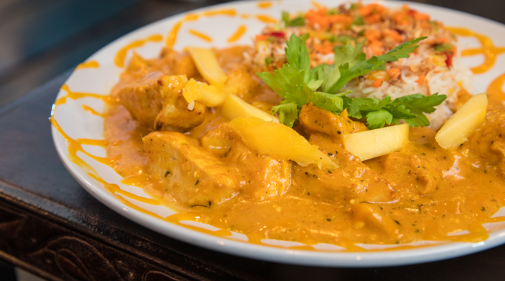 Mango Chicken at Makhani Modern Indian in Old City