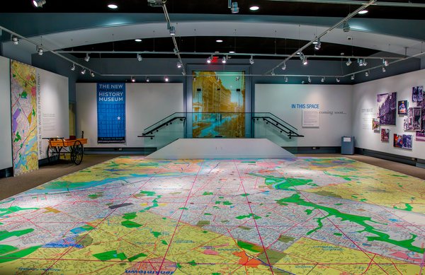 Map Room at the Philadelphia History Museum