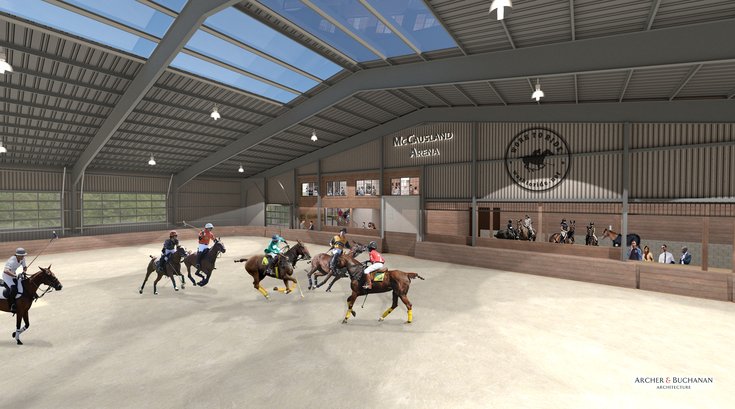 McCausland Polo arena rendering
