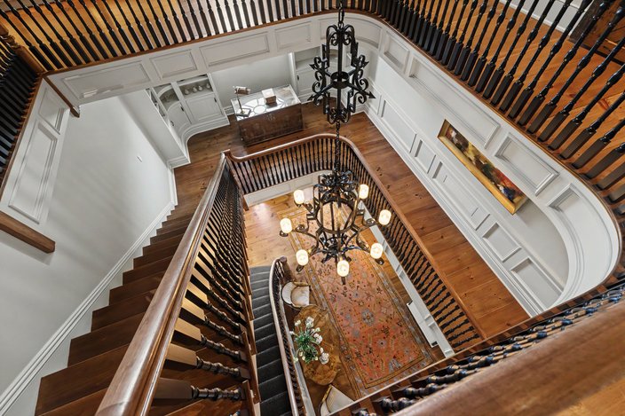 Merrick Farm -  Three story foyer