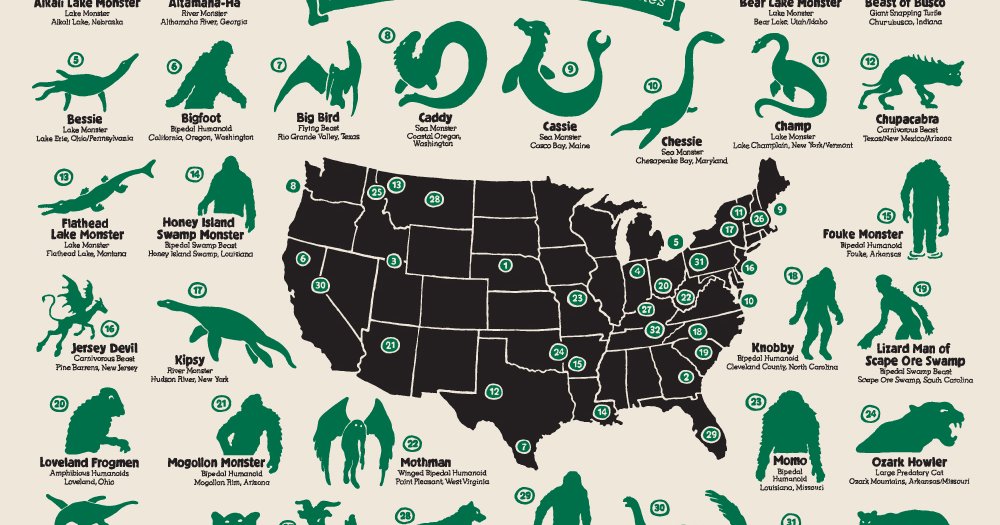 A Guide To California's Monsters And Mythical Creatures