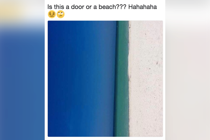 door or beach