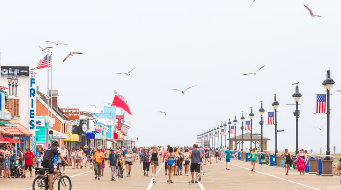 Ocean City Seagulls Boardwalk