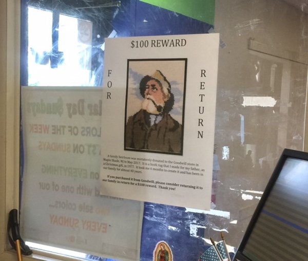 Missing old man rug