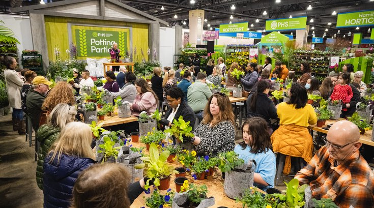 Philadelphia Flower Show - Planting