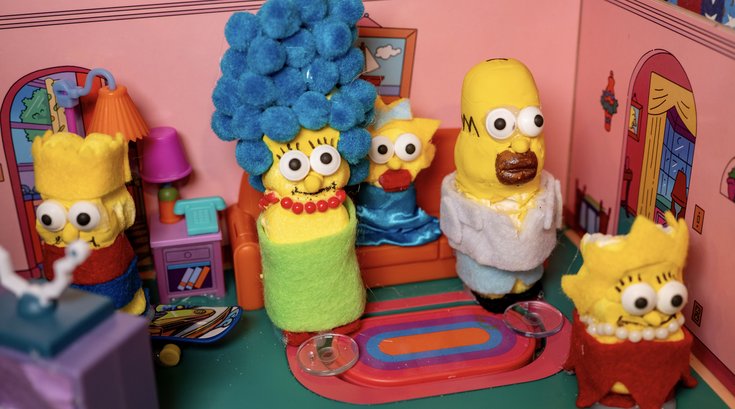 Peeps in the Village - Simpsons