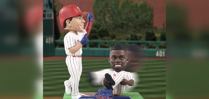 Here's how to get a Scott Kingery, Andrew McCutchen bobblehead celebrating  Phillies' walk-off win