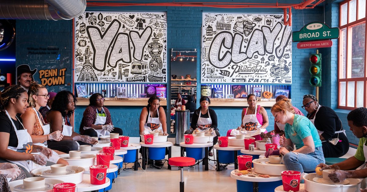 Yay Clay’s new Philly Room puts a Philadelphia twist on pottery date nights Yay Clay’s new Philly Room puts a Philadelphia twist on pottery date nights