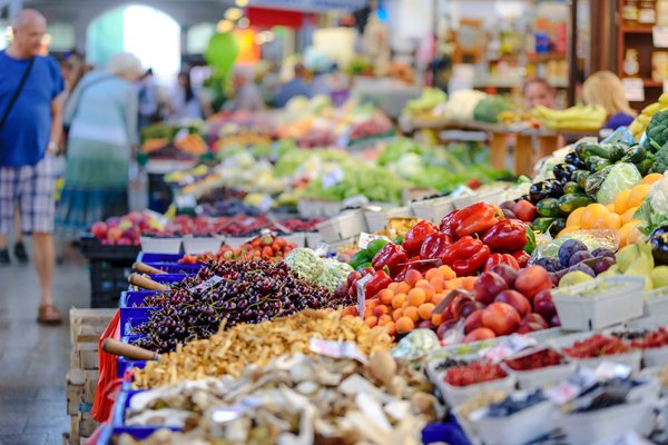 Produce at a Grocery Store 