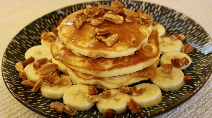 Banana Nut Pancakes for IBX LIVE