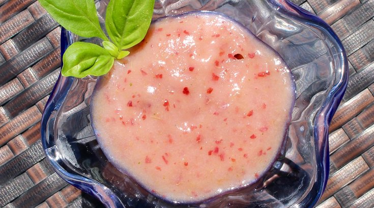 Limited - Basil Peach Sorbet & Jalapeno Peach Compote